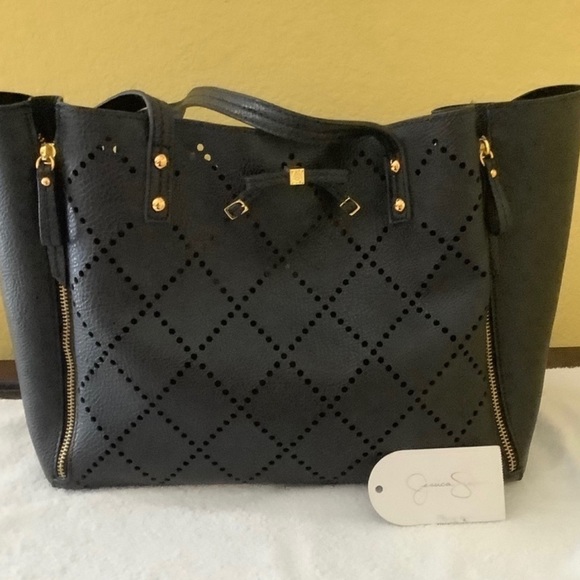 Jessica Simpson Handbags - NWOT Jessica Simpson black Lolita tote